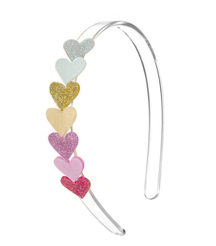 HB centipede- pearl hearts pink glitter