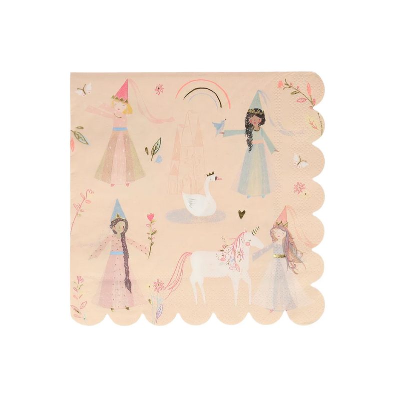 princess napkins- large
