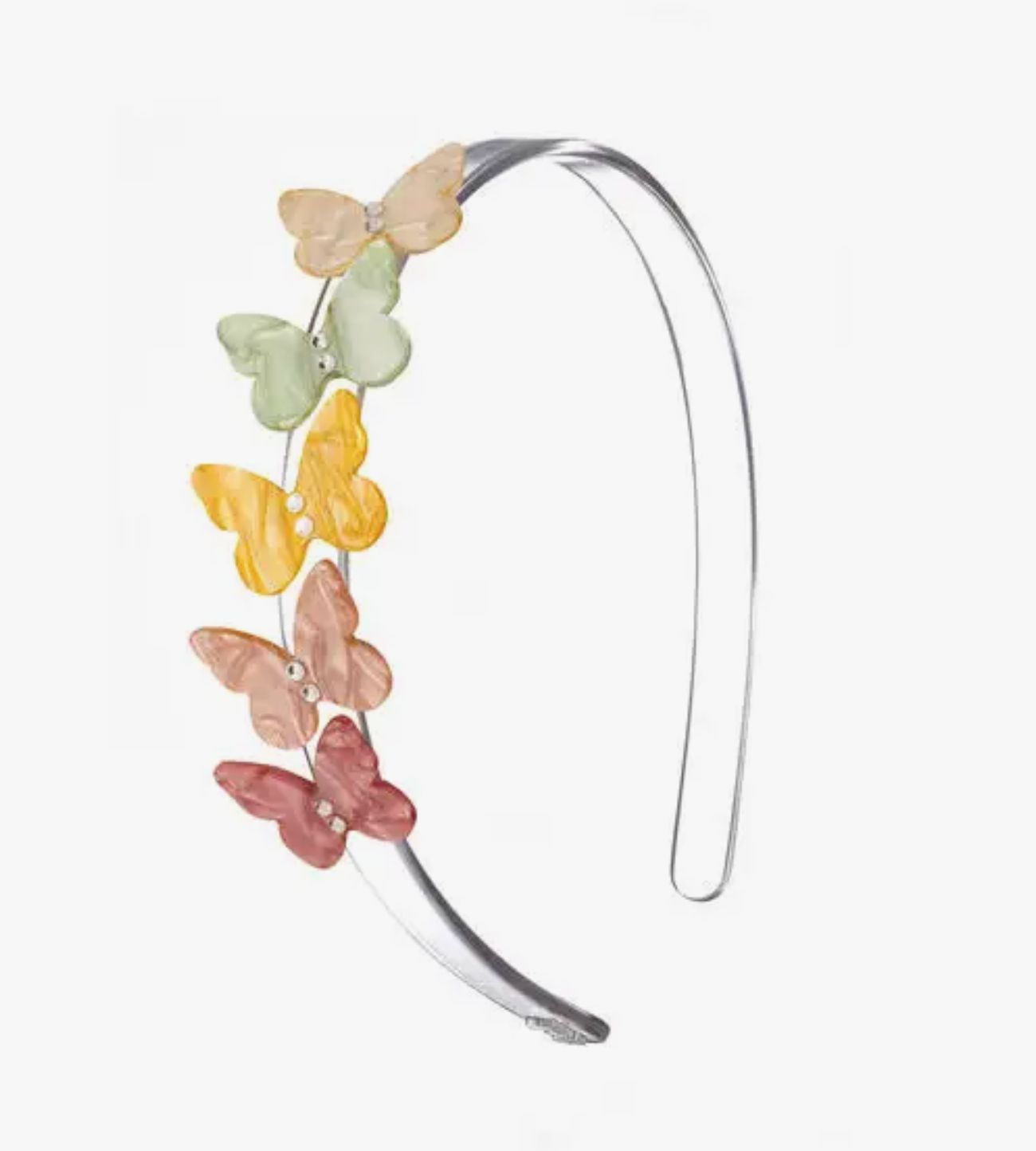 HB centipede- pearl pastel butterflies