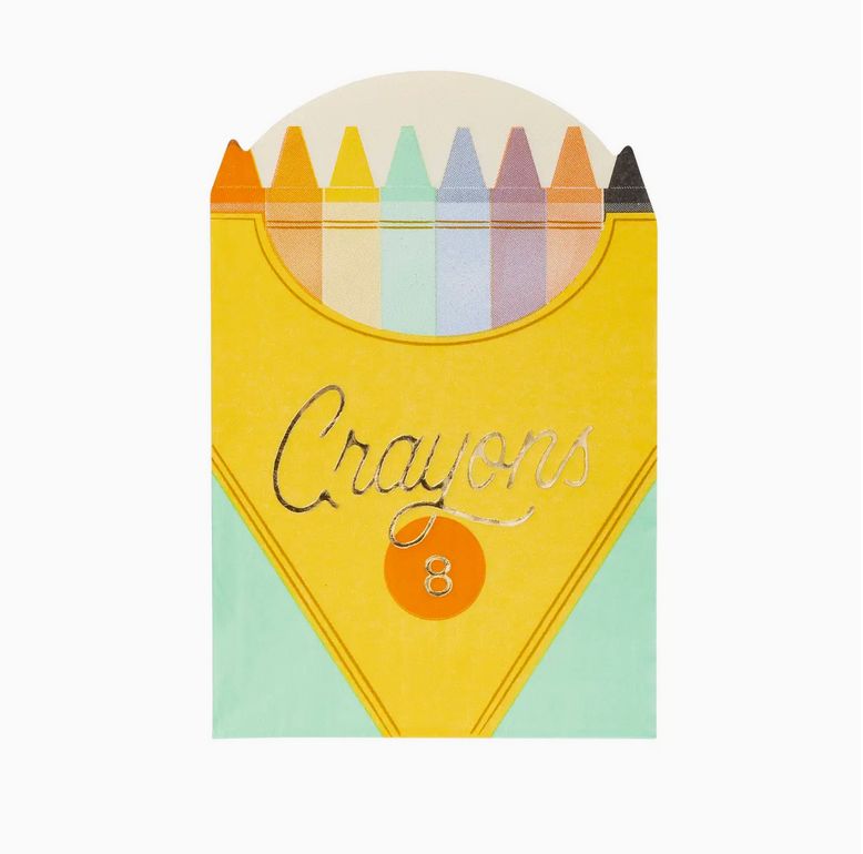 crayon box napkin