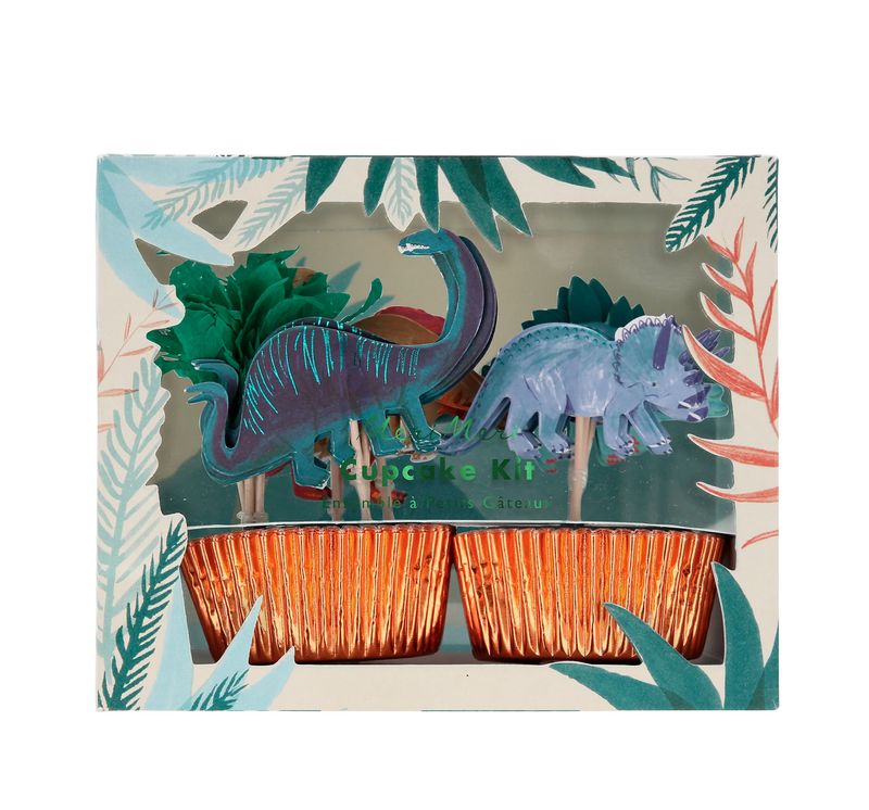 dinosaur kingdom cupcake kit