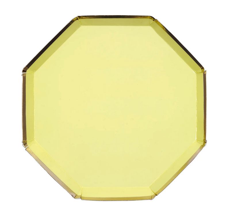 pale yellow side plates