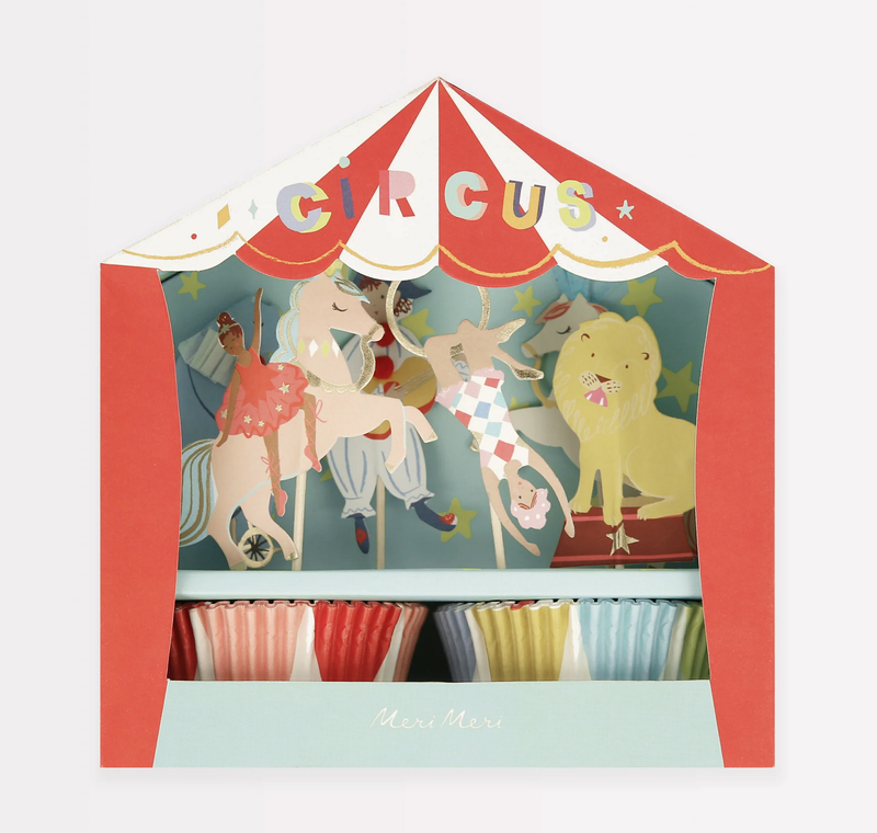 circus cupcake kit