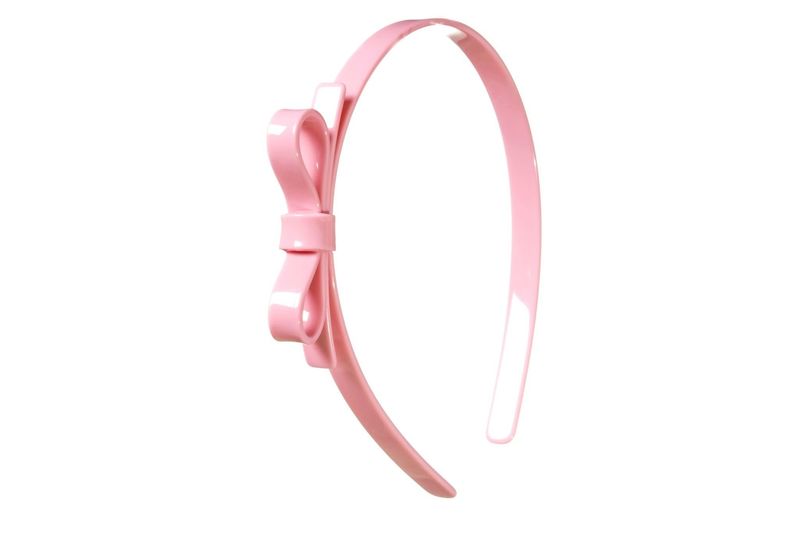 HB thin bow- light pink