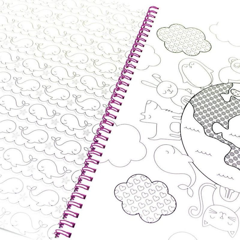 cozy critters color-in' book