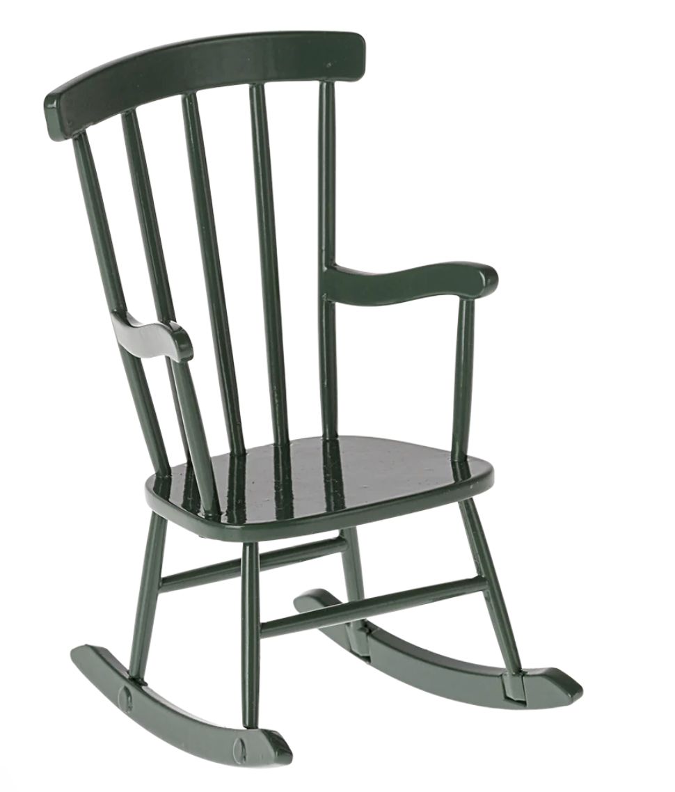 rocking chair, mouse- dark green