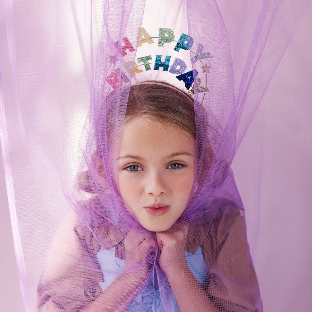 happy birthday glitter HB