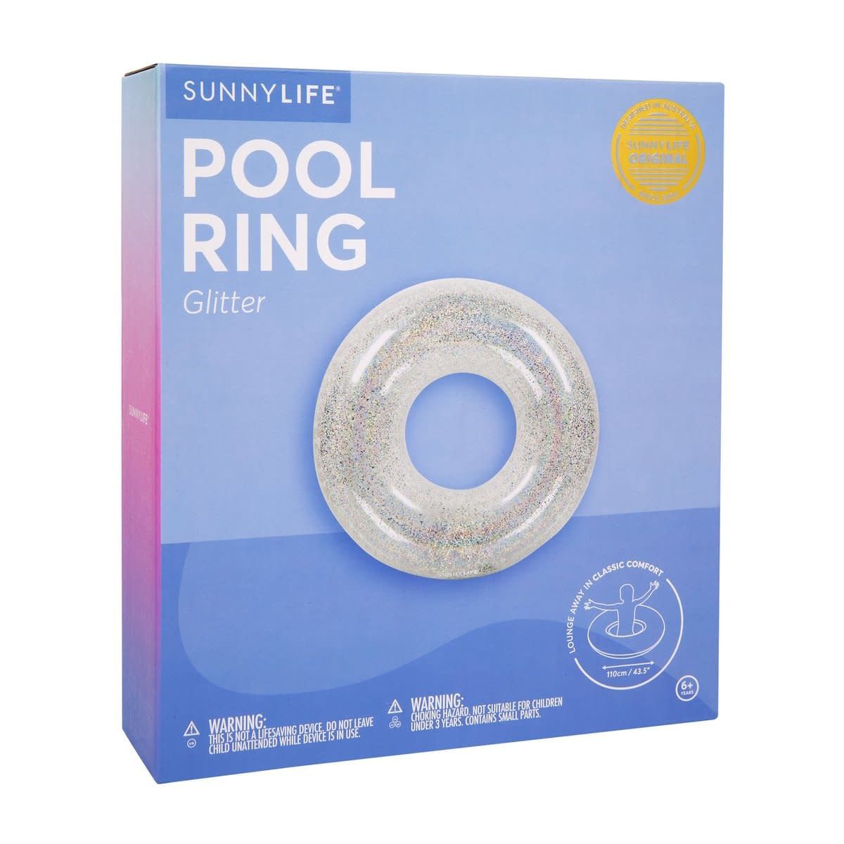 pool ring glitter