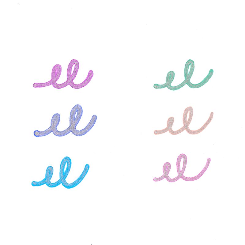 silver linings markers- set of 6