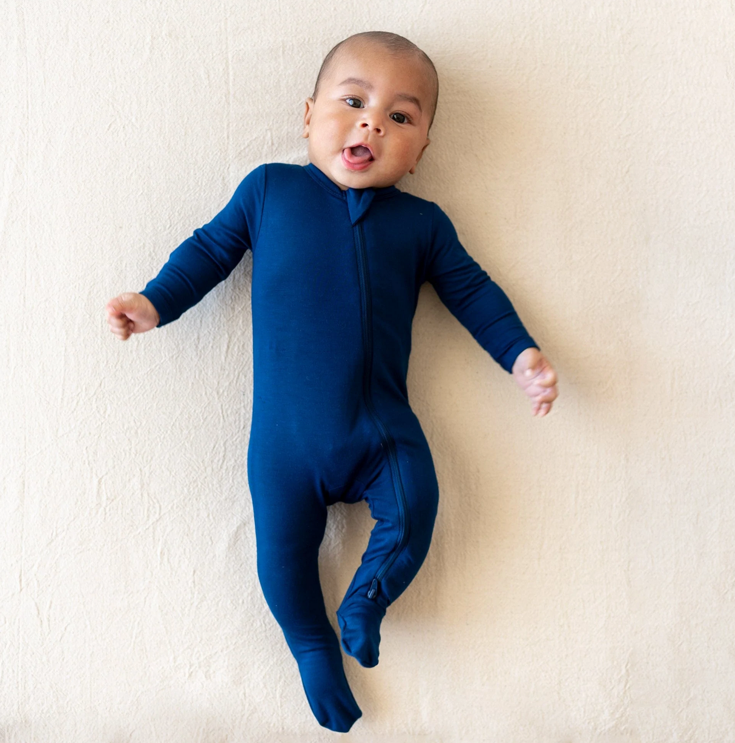 zippered footie- tahoe
