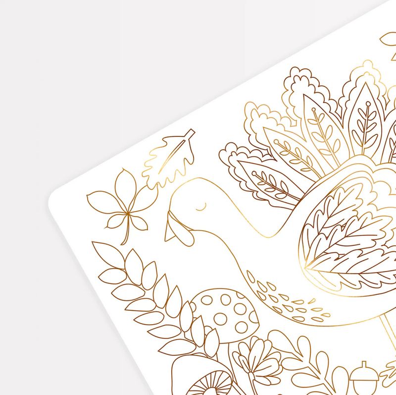 thanksgiving coloring placemats