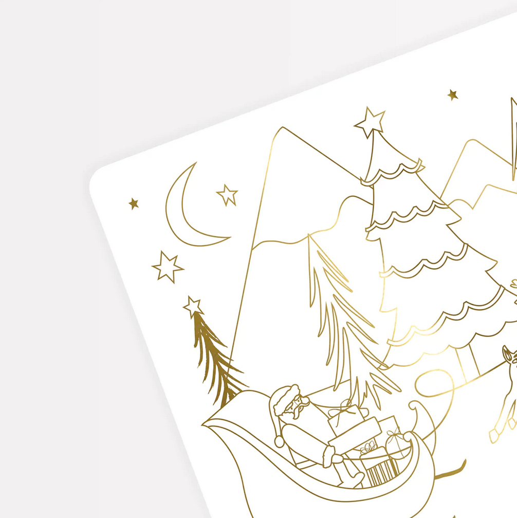 christmas coloring placemats
