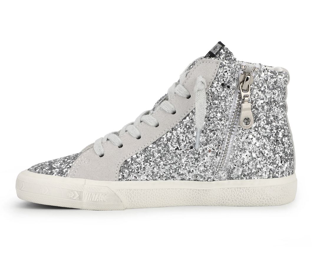 ariel hightop- silver multi