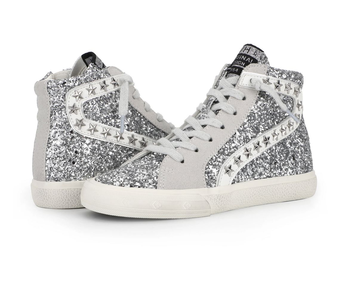 ariel hightop- silver multi
