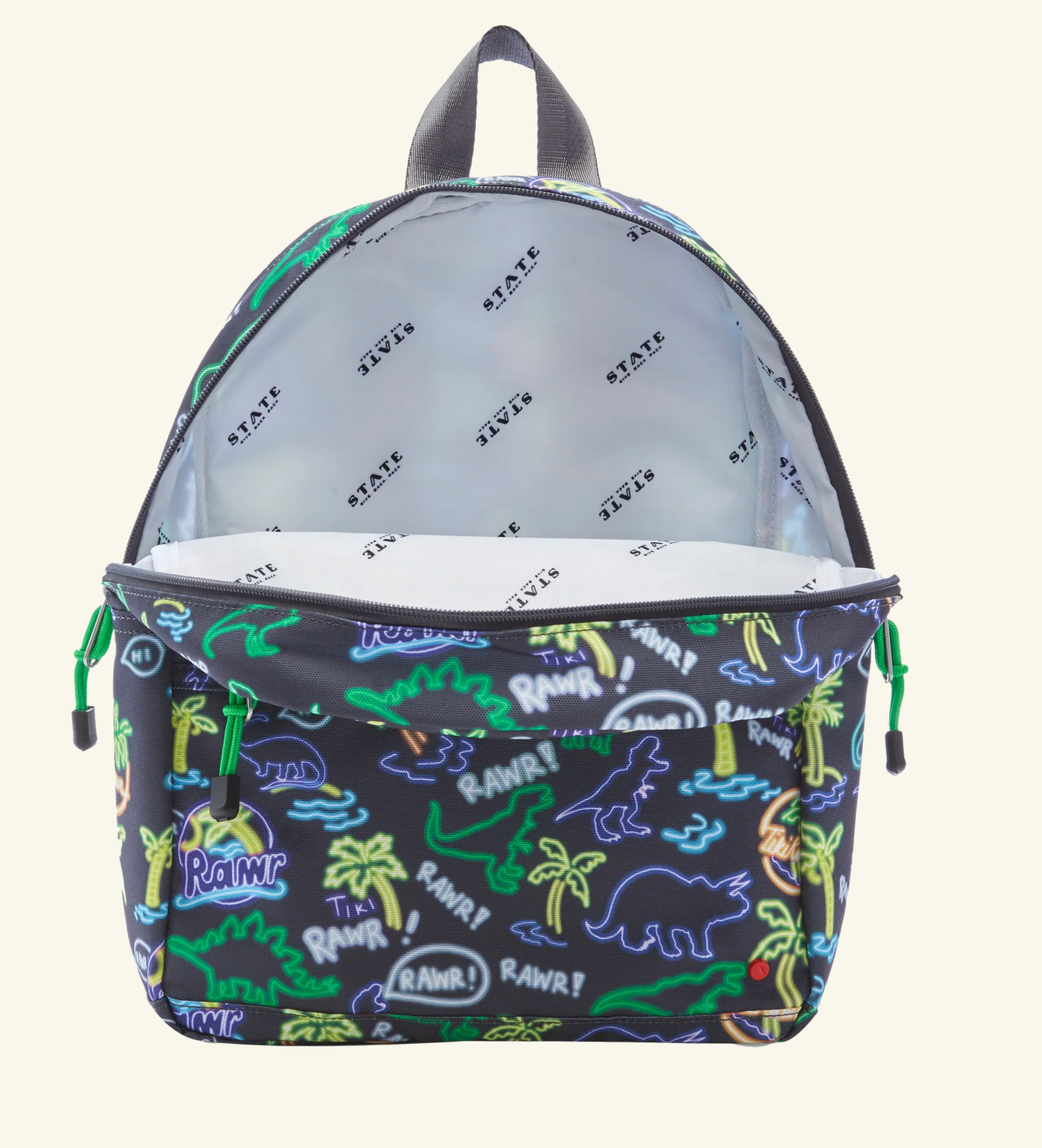 Kane Kids Mini Travel- neon dino