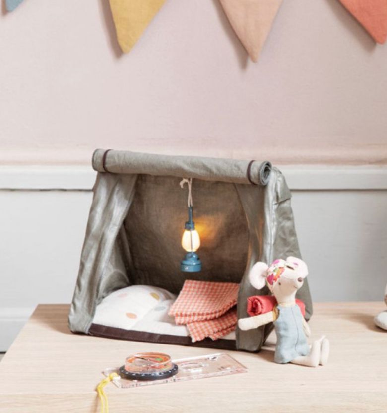 vintage lantern- blue