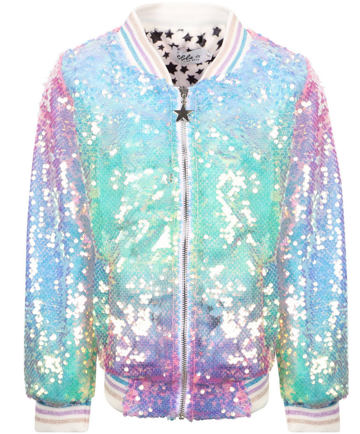 icy ombre bomber
