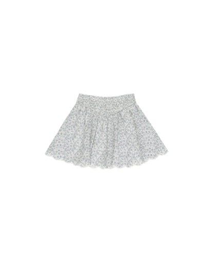 SMOCKED V MINI SKIRT || DITSY