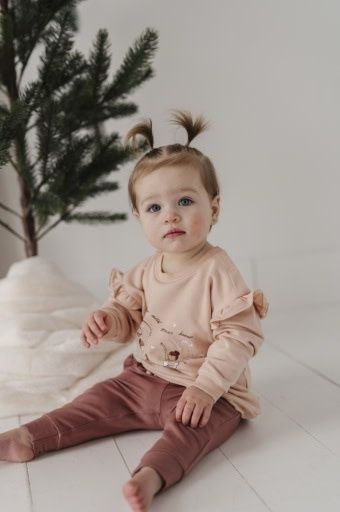 GIRL'S RUFFLE JOGGERS