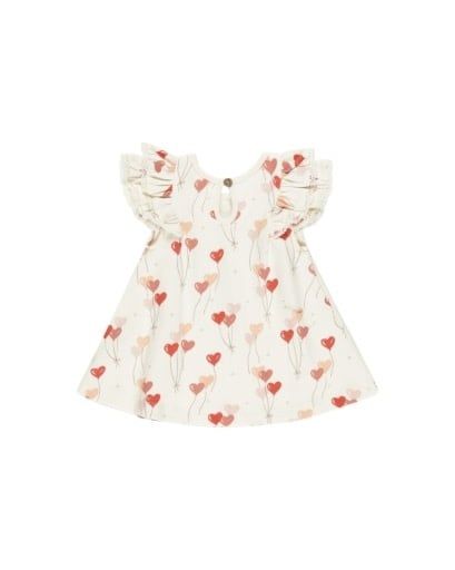 FLUTTER DRESS || HEART BALLOONS