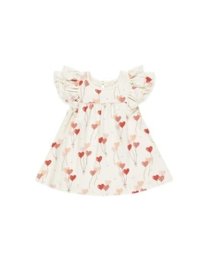 FLUTTER DRESS || HEART BALLOONS