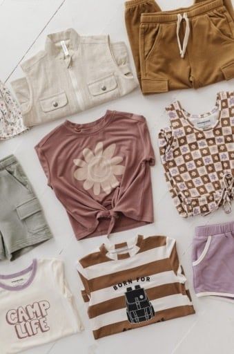 GIRL'S TIE FRONT SHIRT