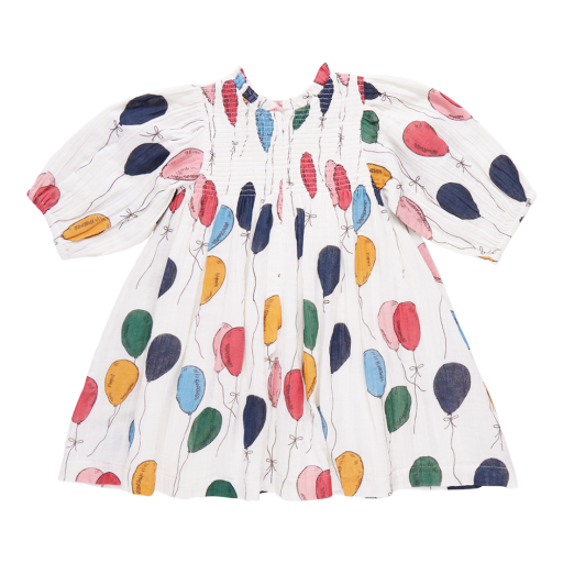 girls stevie puff sleeve dress - balloon bunches