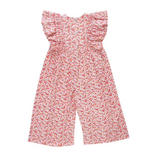girls raphaela jumper - pink mini ditsy