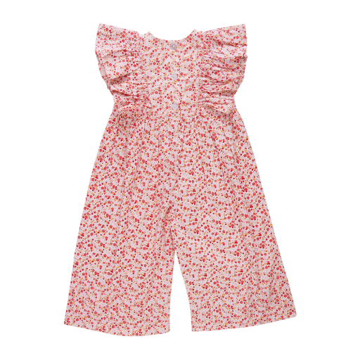 girls raphaela jumper - pink mini ditsy