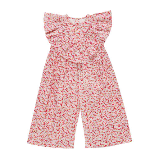 girls raphaela jumper - pink mini ditsy