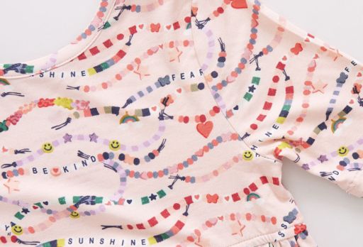 kids bamboo pj set - friendship bracelet era