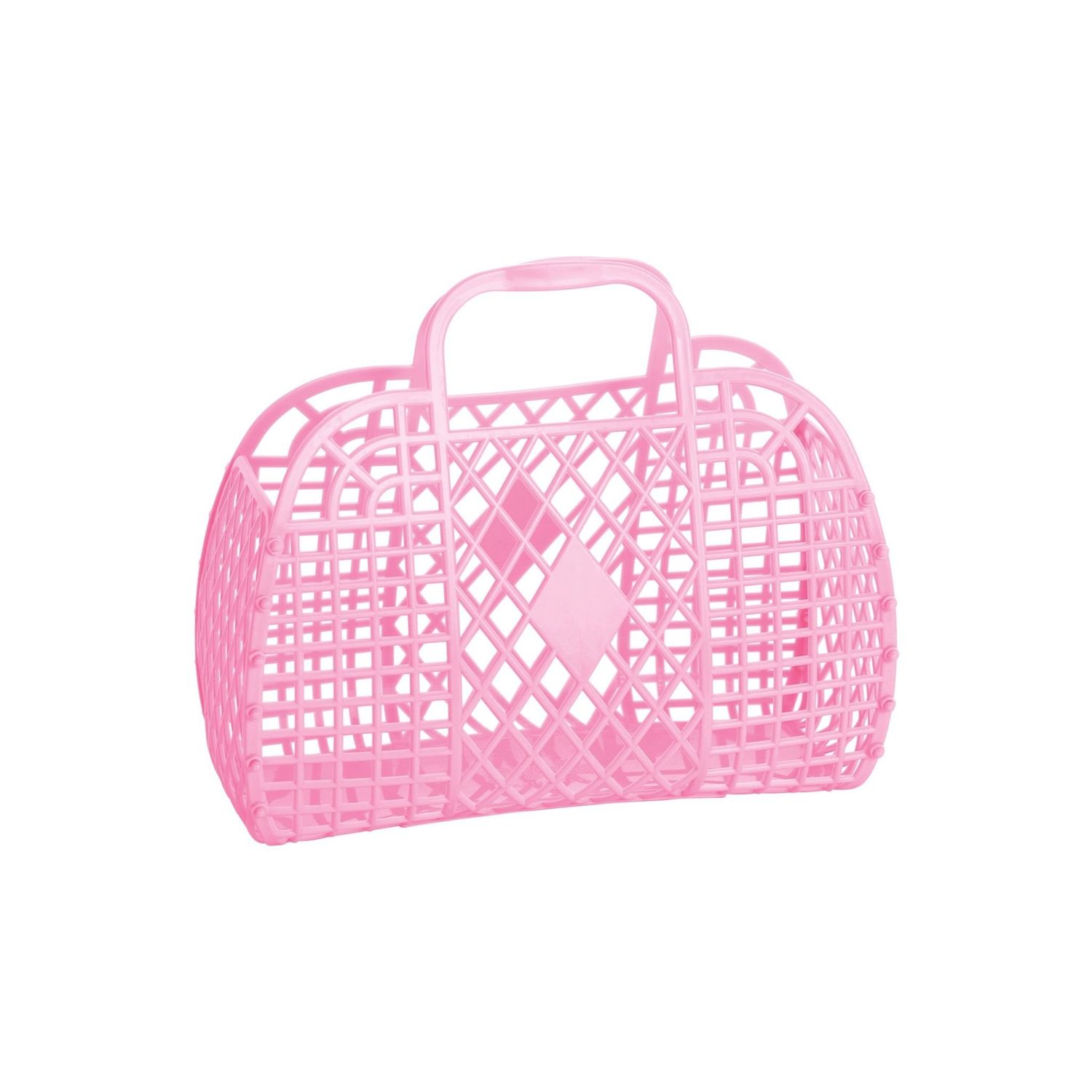 retro basket small, Color: bubblegum
