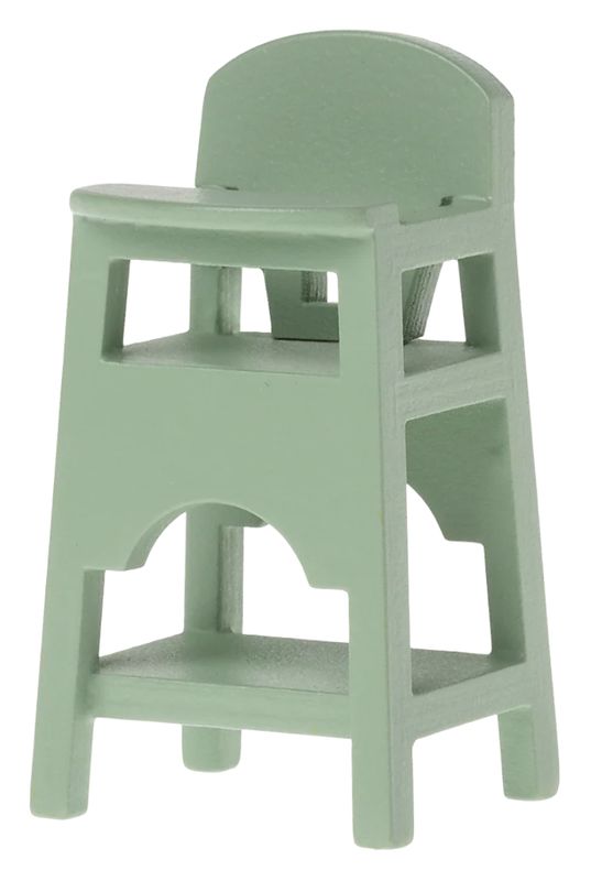 high chair, mouse- mint