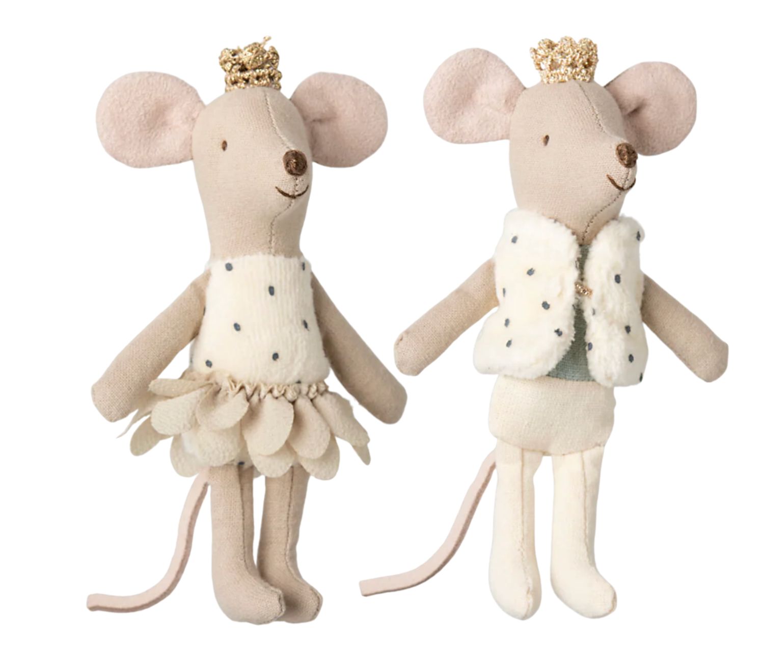 royal twins mice, little sister and brother in box
