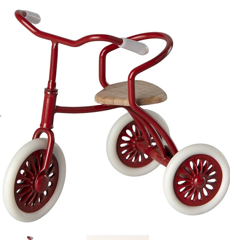 abri à tricycle, mouse- red