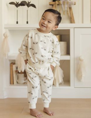 RELAXED FLEECE SWEATSHIRT || BATS