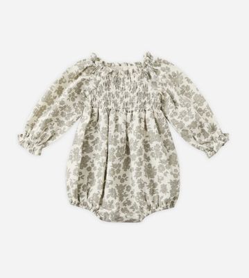 EDEN ROMPER || GREEN FLORAL