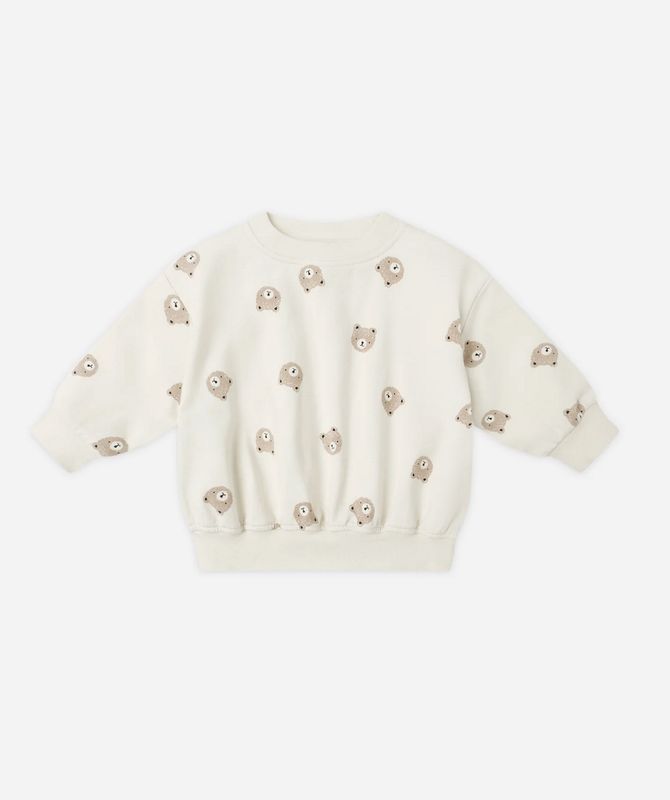 RELAXED SWEATSHIRT || BROWN BEAR