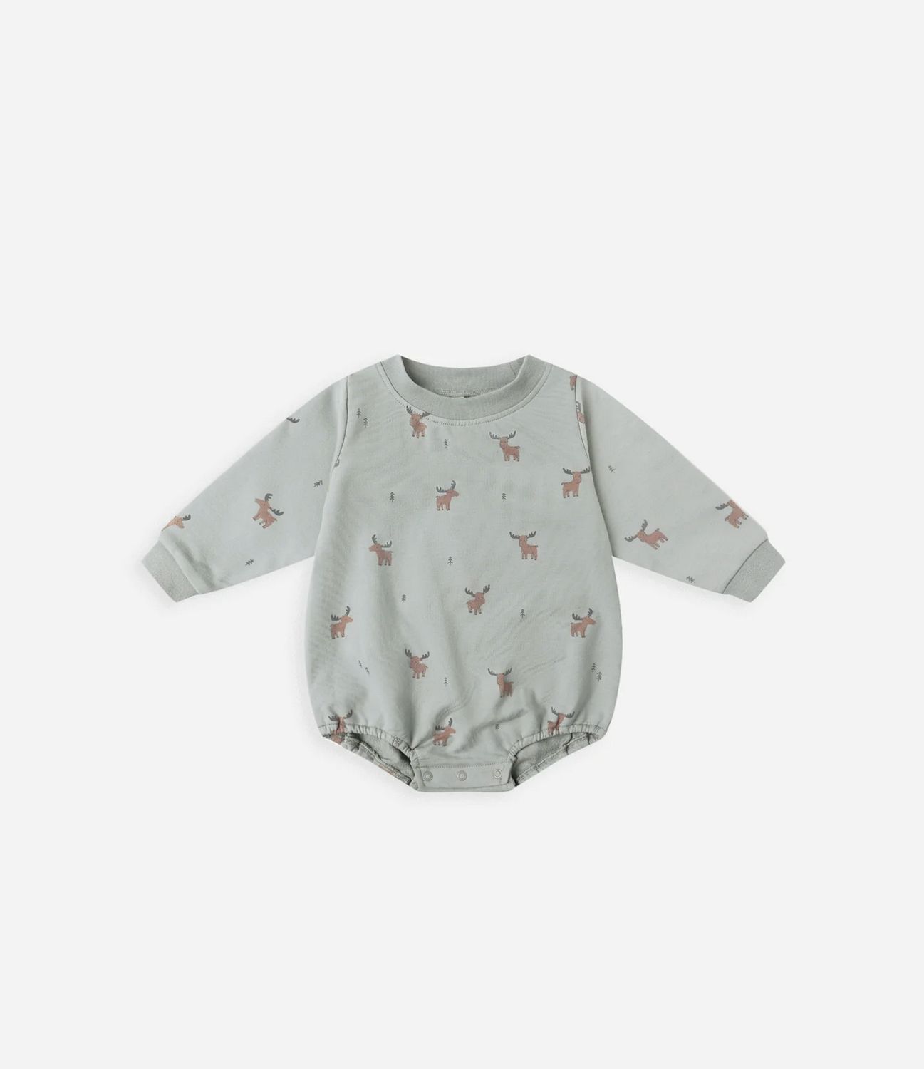 CREWNECK BUBBLE ROMPER || MOOSE