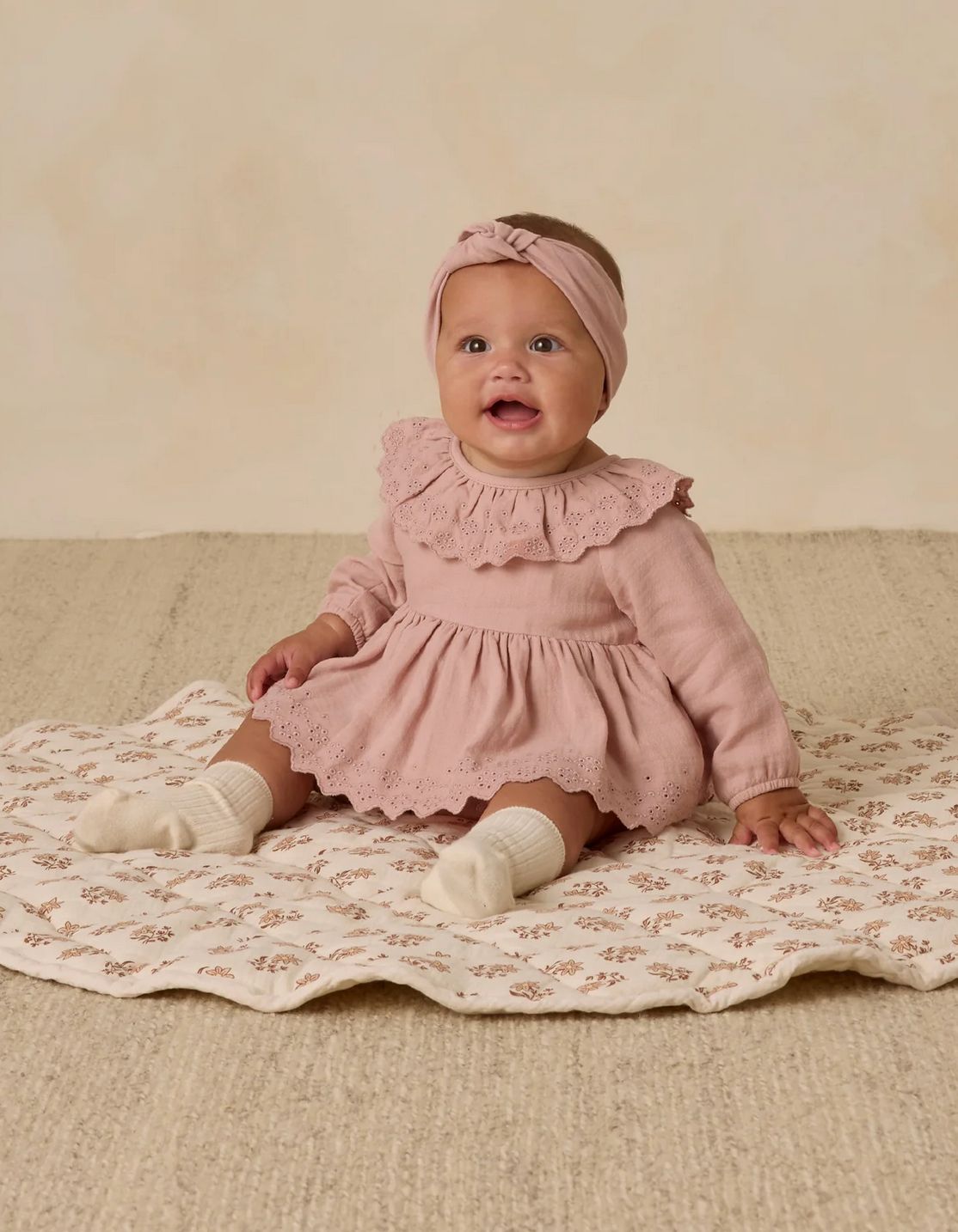 KNOTTED HEADBAND || ROSE