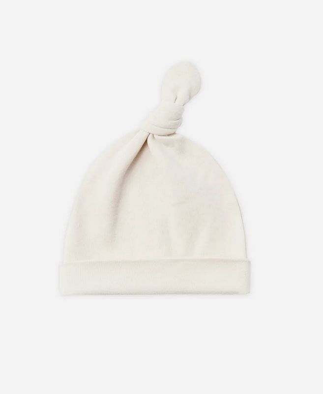 KNOTTED BABY HAT || NATURAL