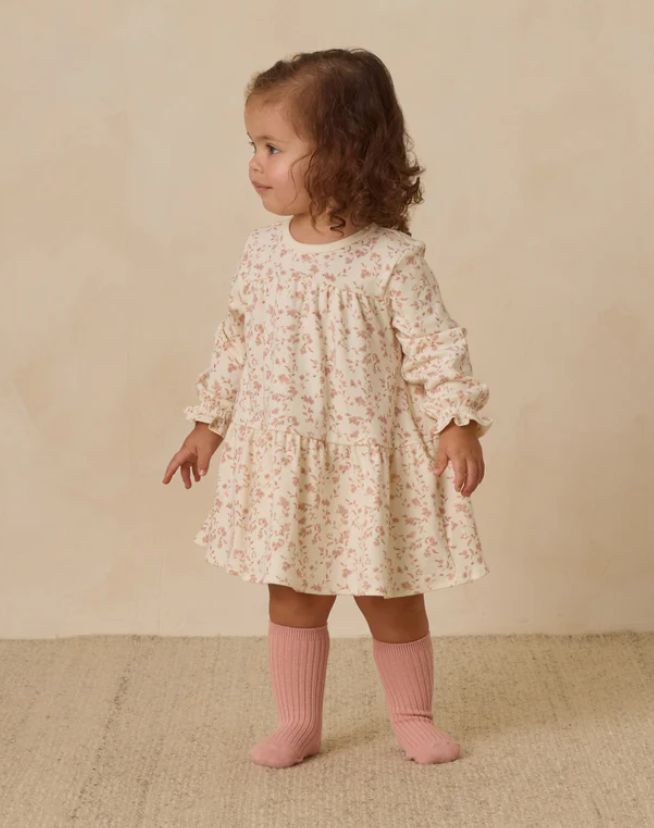 TIERED JERSEY DRESS || FRENCH GARDEN