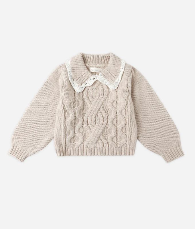 ALICE SWEATER || HEATHERED ANTIQUE