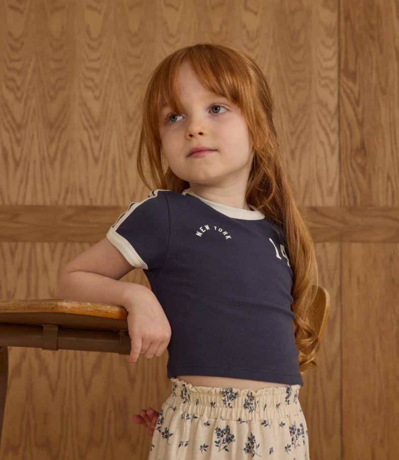BABY TEE || NAVY