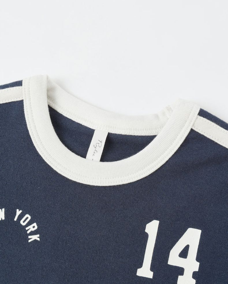 BABY TEE || NAVY