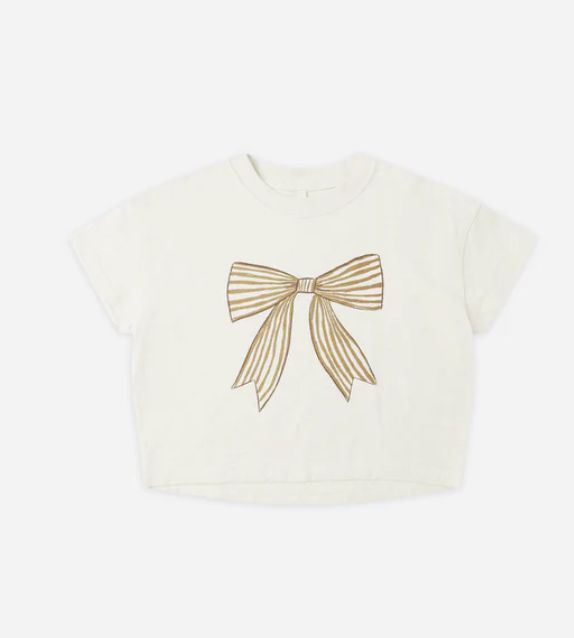 BOXY TEE || BOW