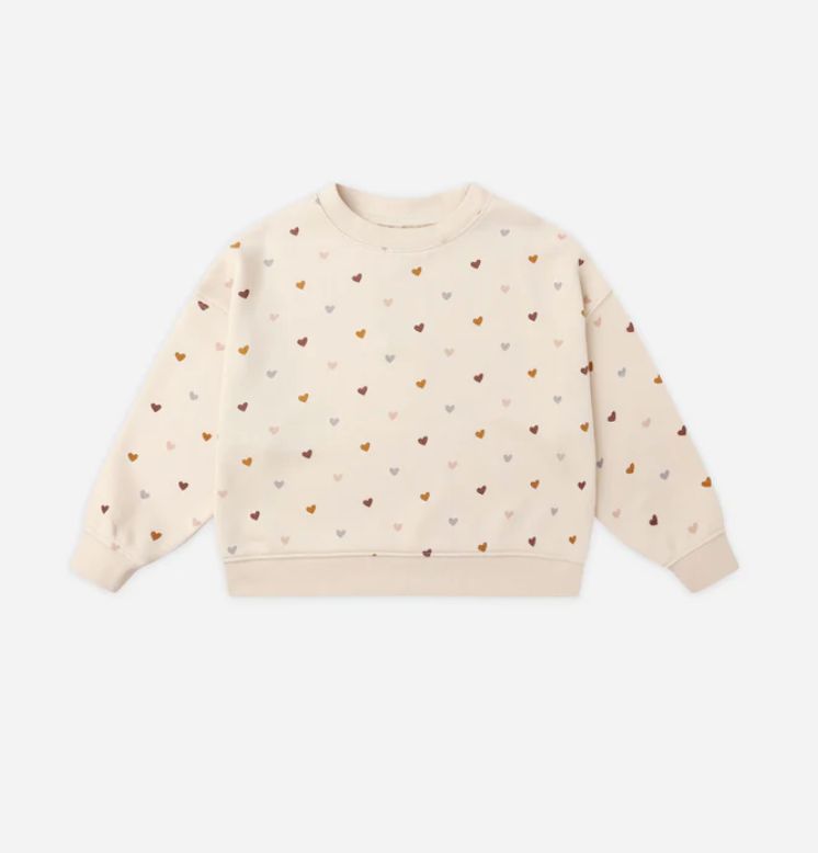 BOXY PULLOVER || HEARTS