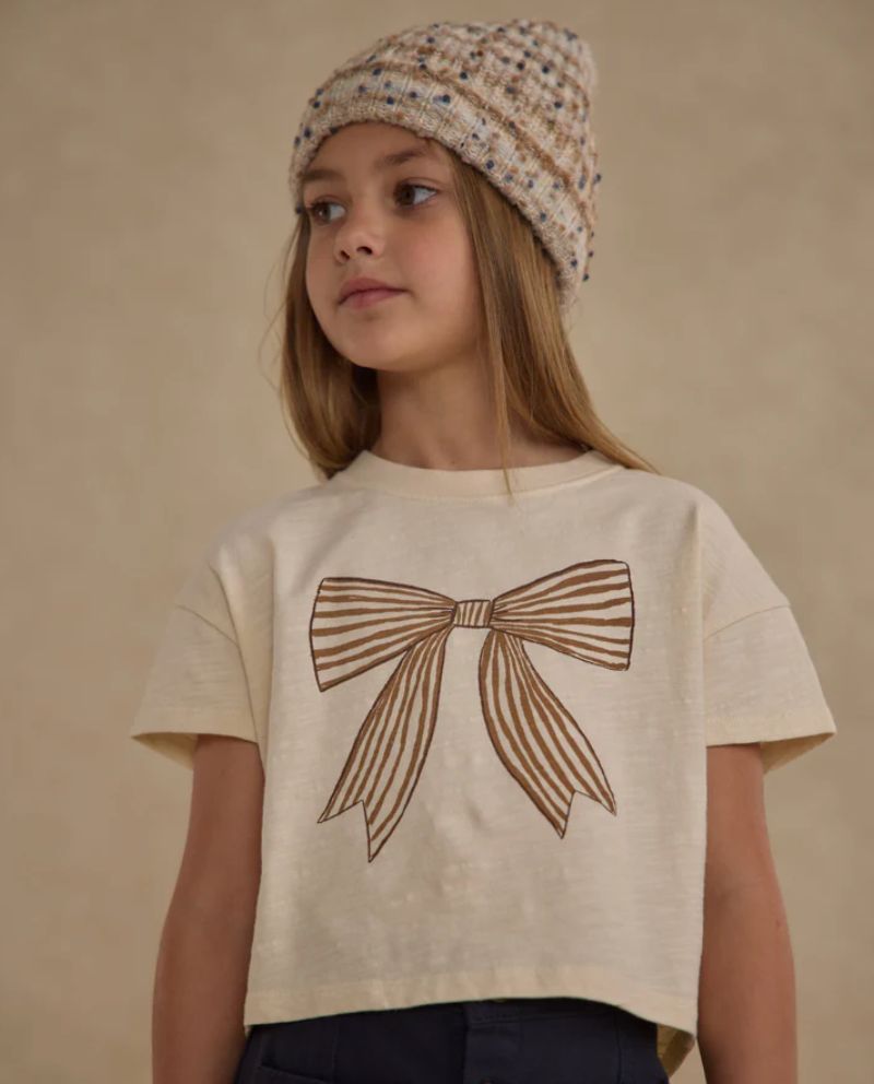 BOXY TEE || BOW