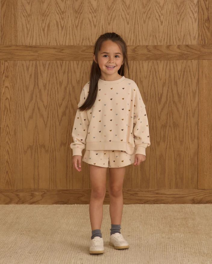 BOXY PULLOVER || HEARTS
