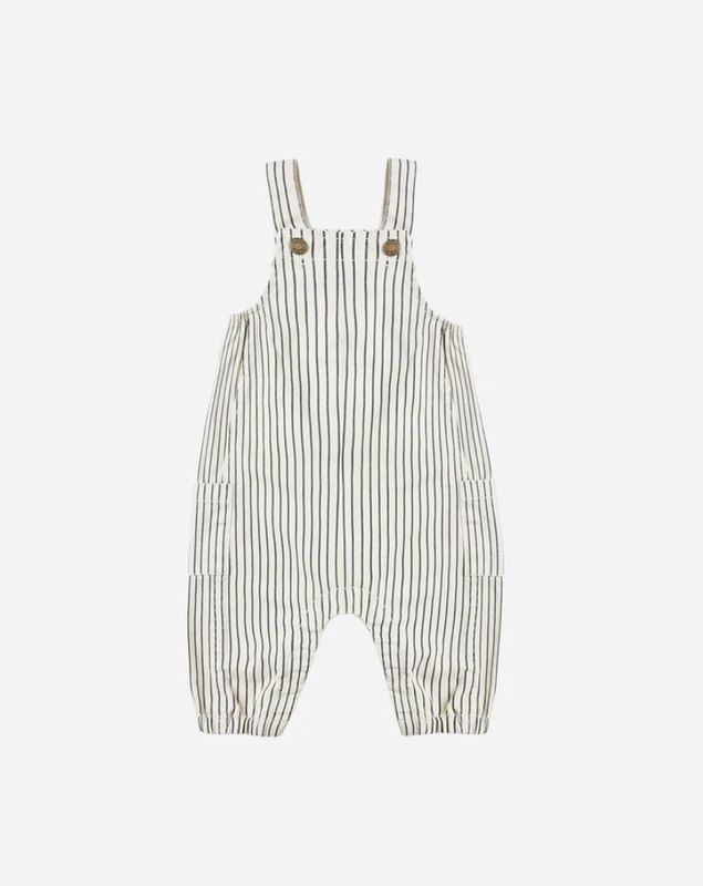 CARGO BABY OVERALL || NAVY PINSTRIPE